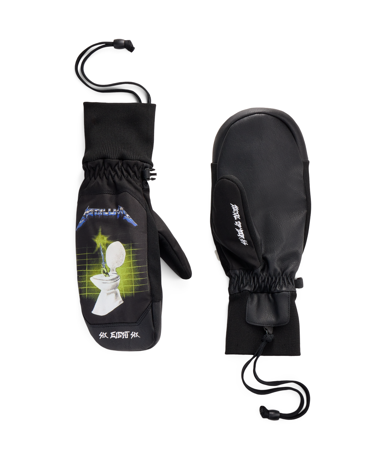 MENS CRUSH INSULATED MITT - METALLICA BLACK