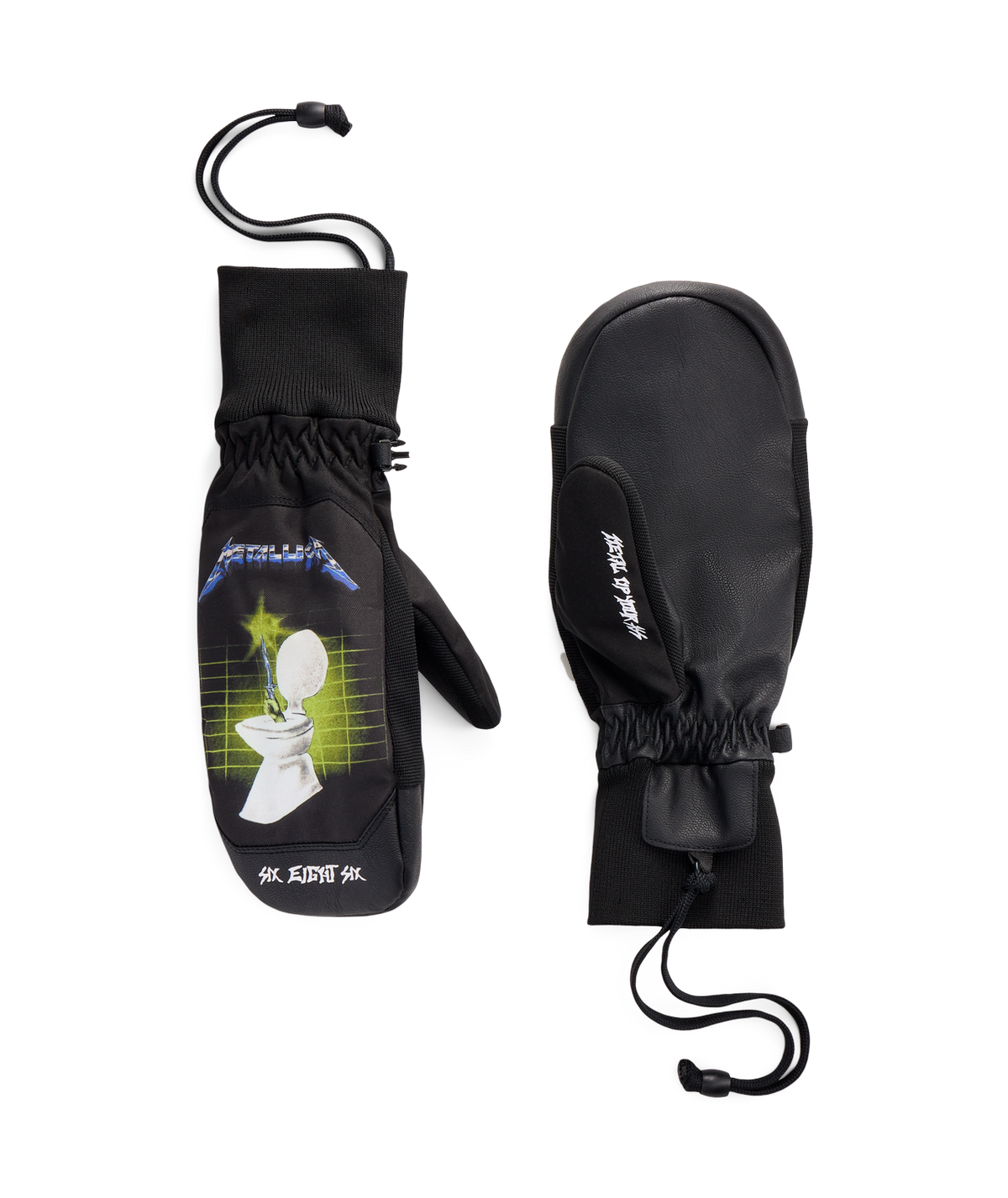 MENS CRUSH INSULATED MITT - METALLICA BLACK