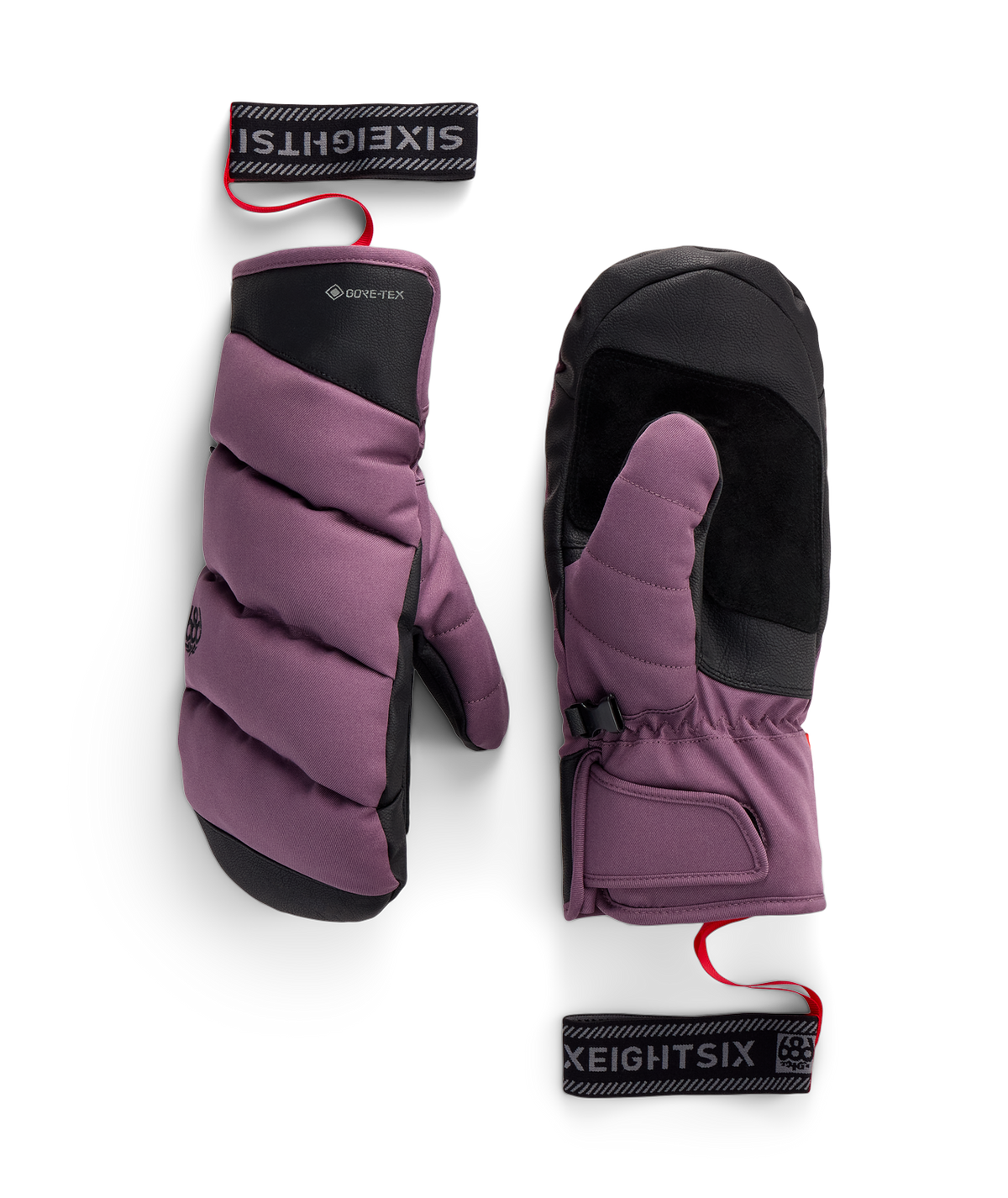 WOMENS GORE-TEX BUFFER™ INSULATED MITT - BLACK PLUM