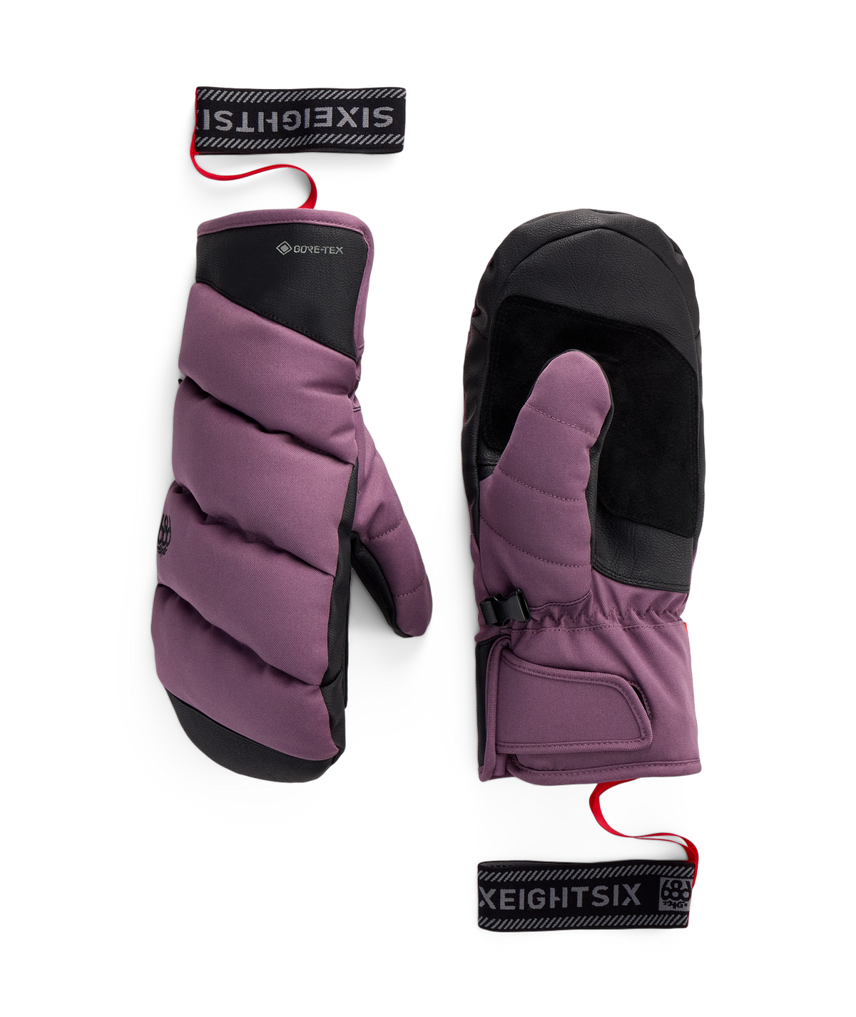 WOMENS GORE-TEX BUFFER™ INSULATED MITT - BLACK PLUM
