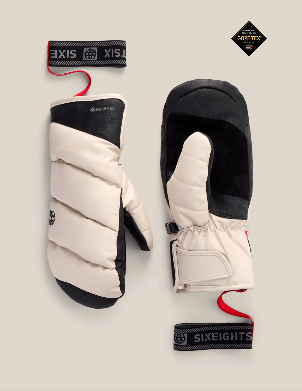 WOMENS GORE-TEX BUFFER™ INSULATED MITT - LIMESTONE