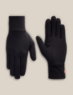WOMENS FLEECE GLOVE LINER - BLACK