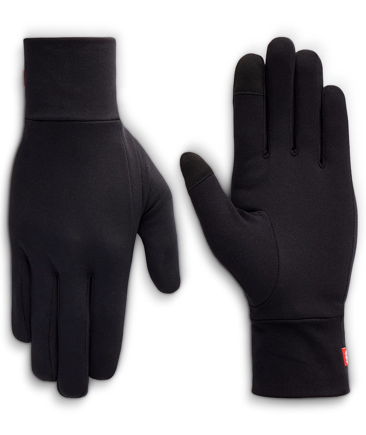 WOMENS FLEECE GLOVE LINER - BLACK