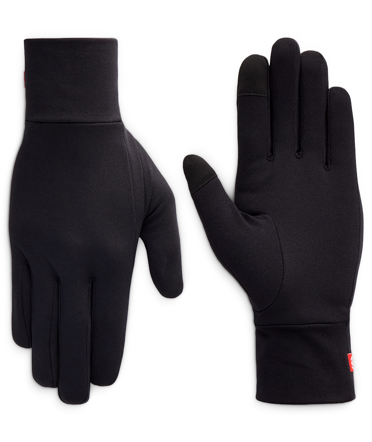 WOMENS FLEECE GLOVE LINER - BLACK