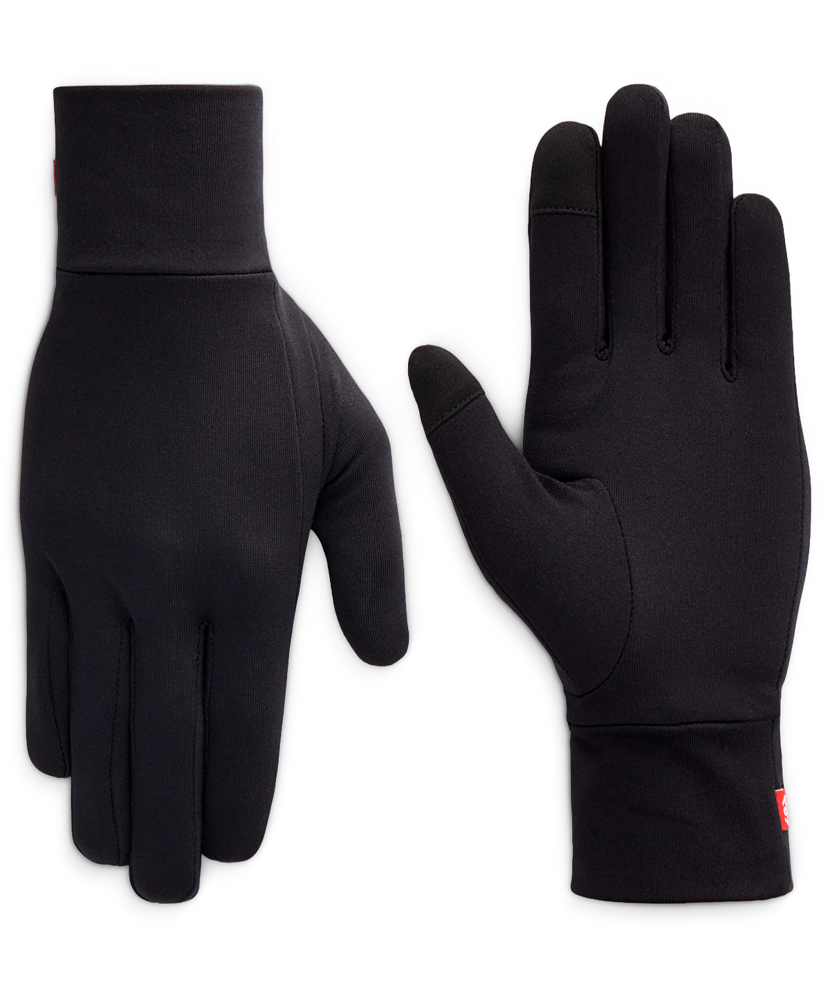 WOMENS FLEECE GLOVE LINER - BLACK
