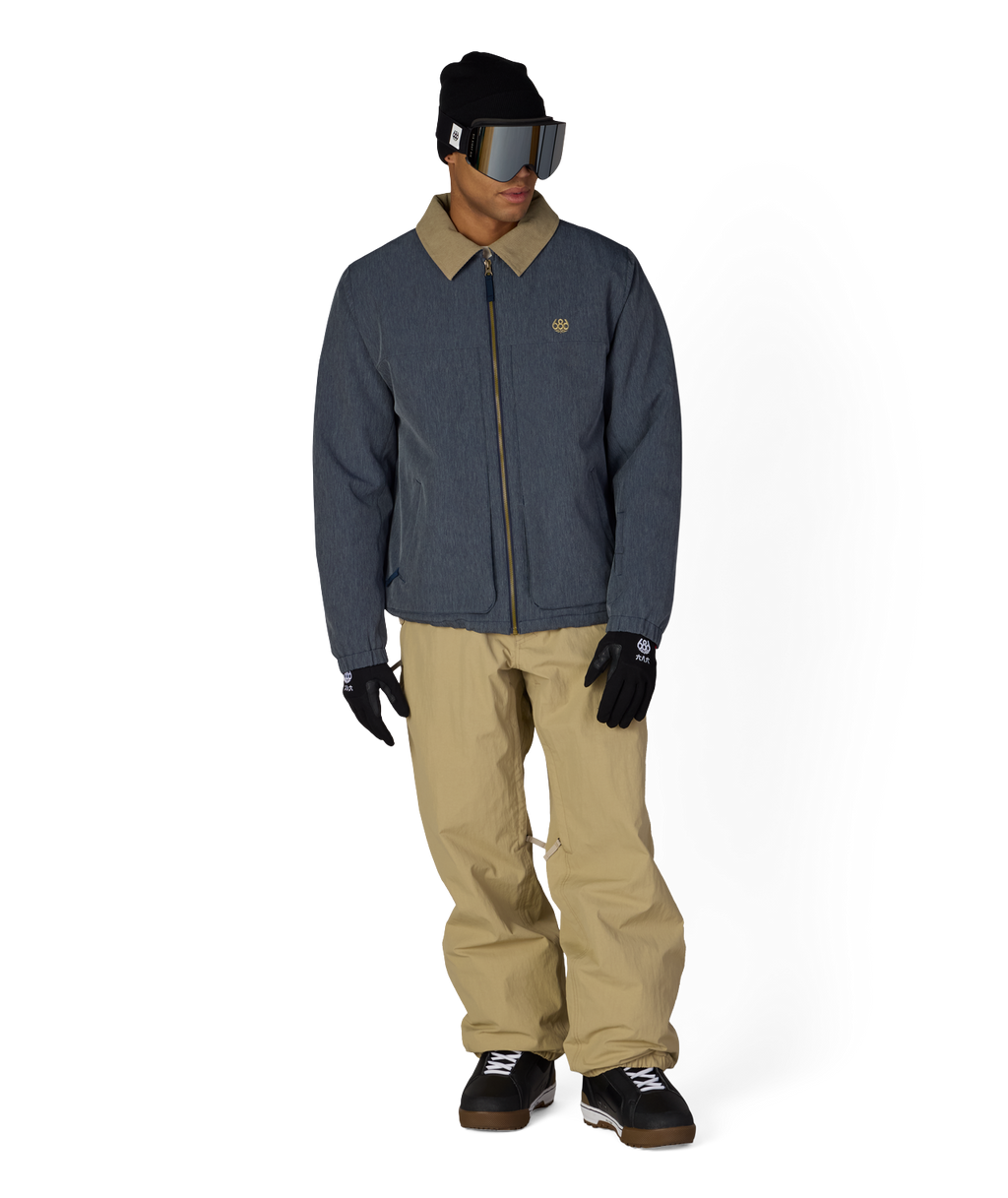 MENS 686 CAMBER INSULATED JACKET - NAVY DENIM