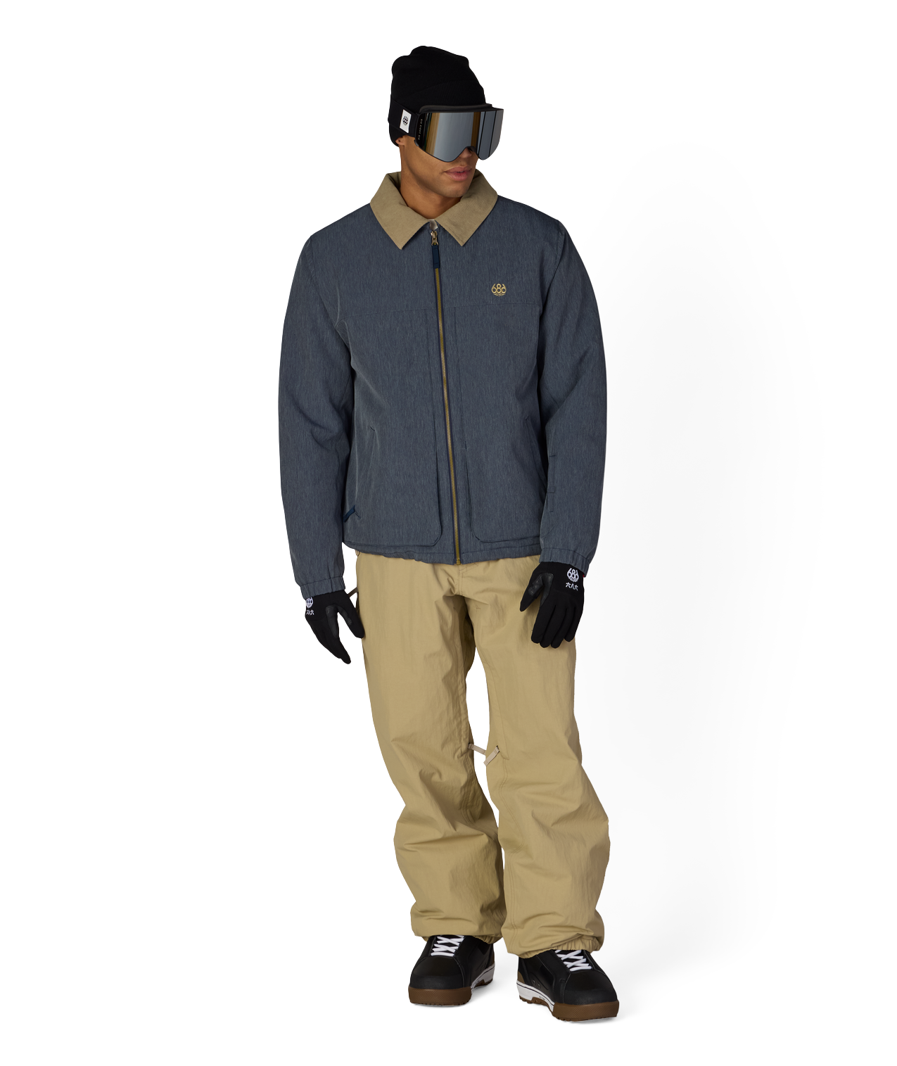 MENS 686 CAMBER INSULATED JACKET - NAVY DENIM