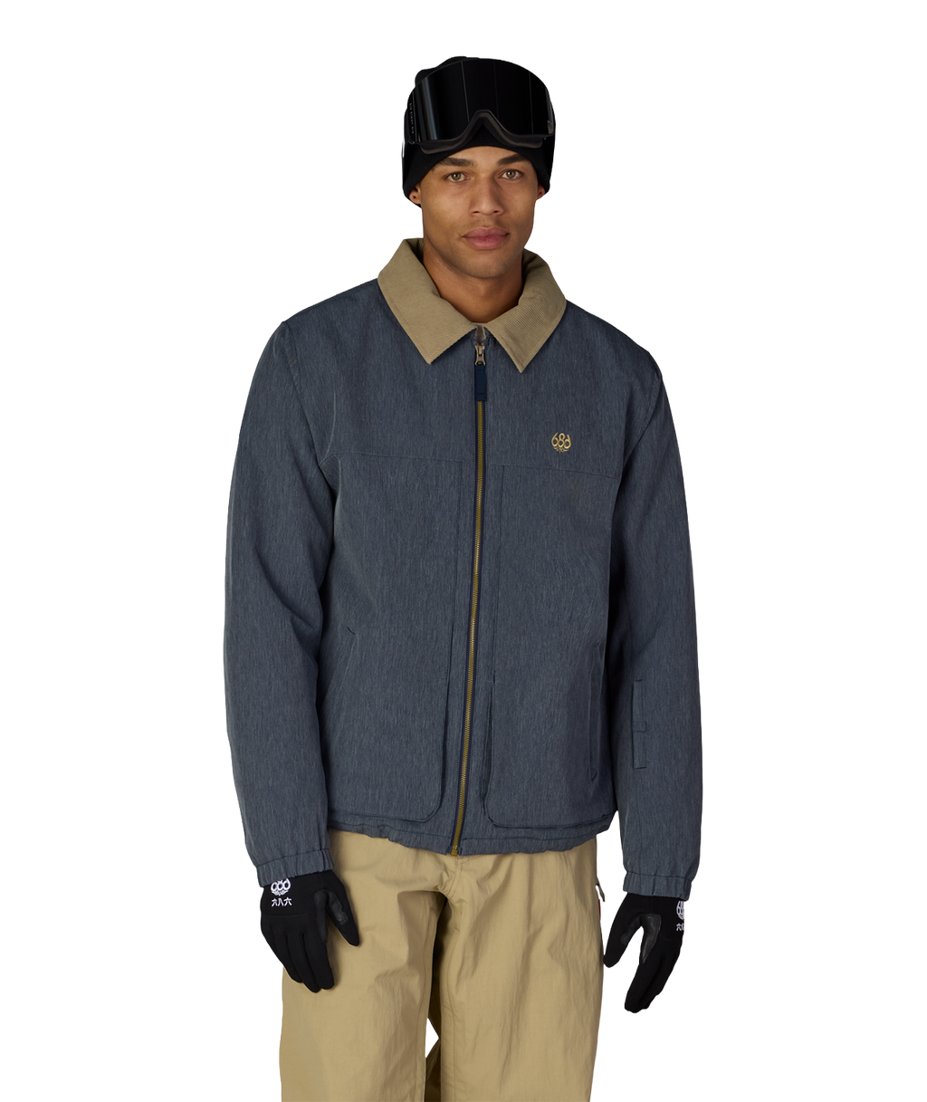 MENS 686 CAMBER INSULATED JACKET - NAVY DENIM