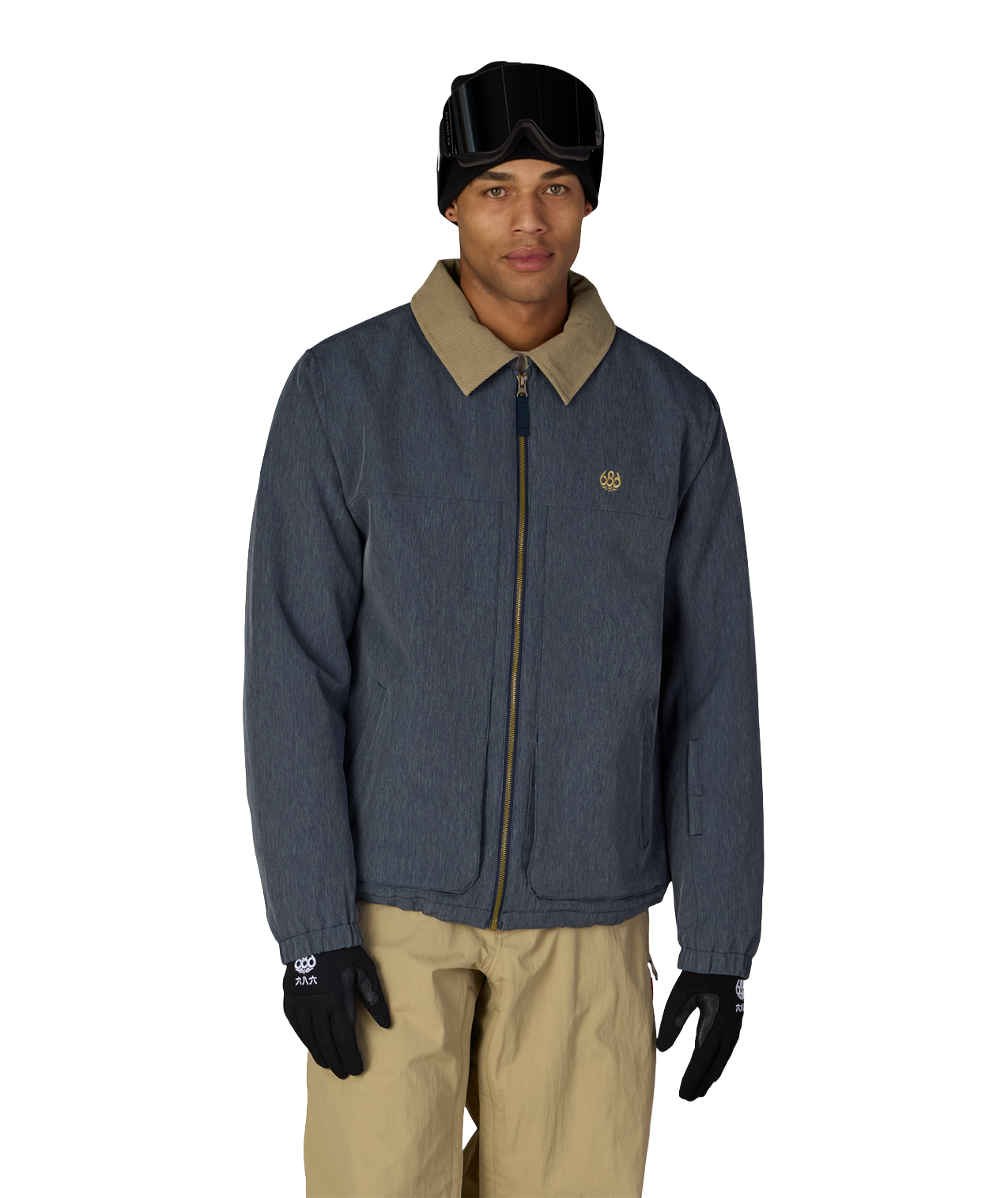 MENS 686 CAMBER INSULATED JACKET - NAVY DENIM