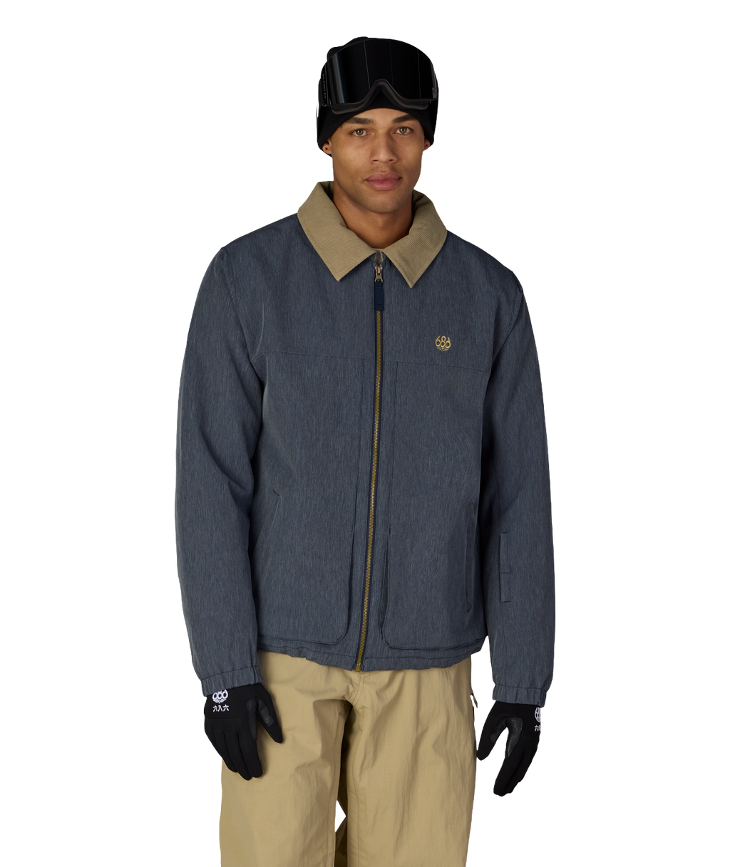 MENS 686 CAMBER INSULATED JACKET - NAVY DENIM