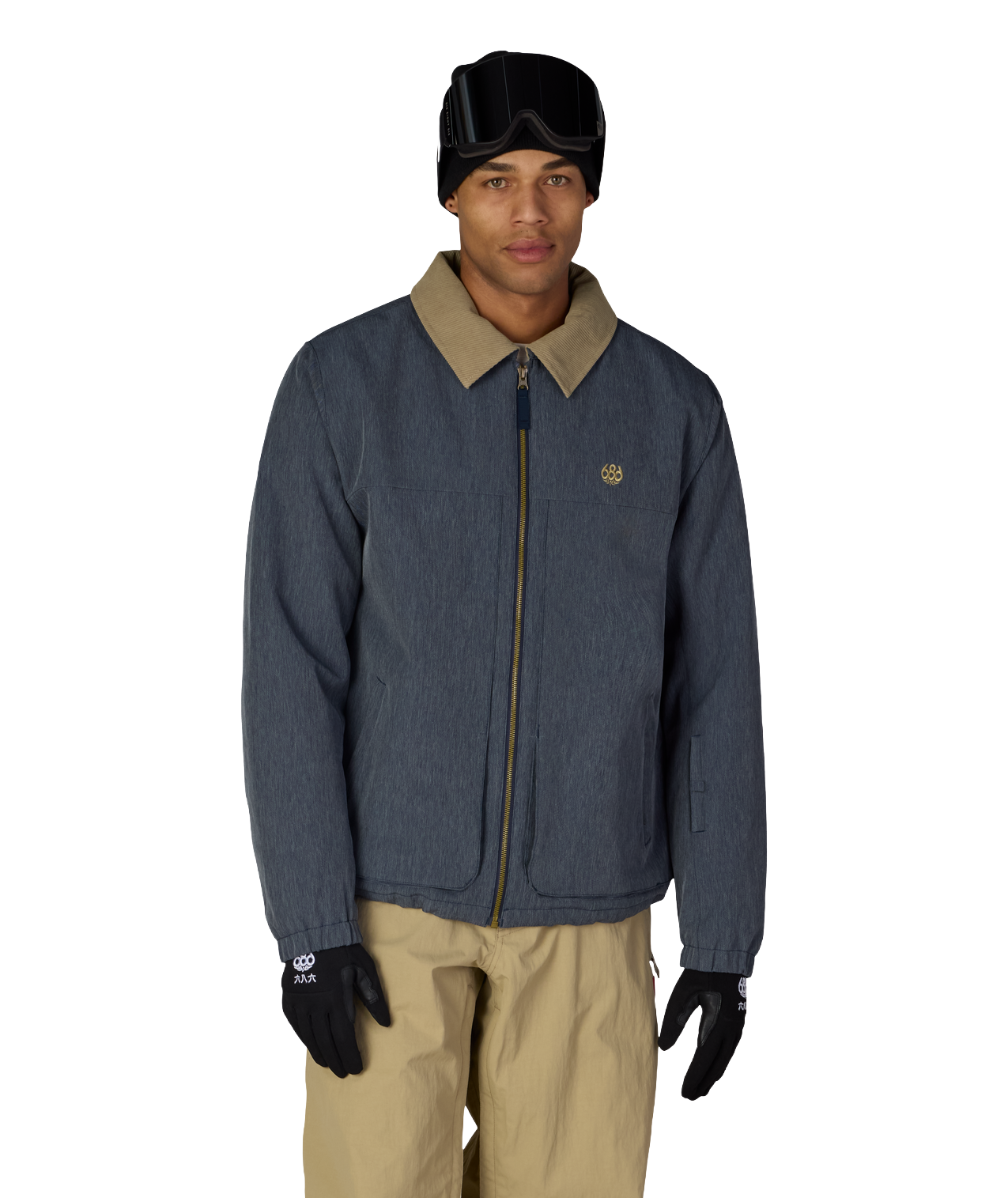MENS 686 CAMBER INSULATED JACKET - NAVY DENIM