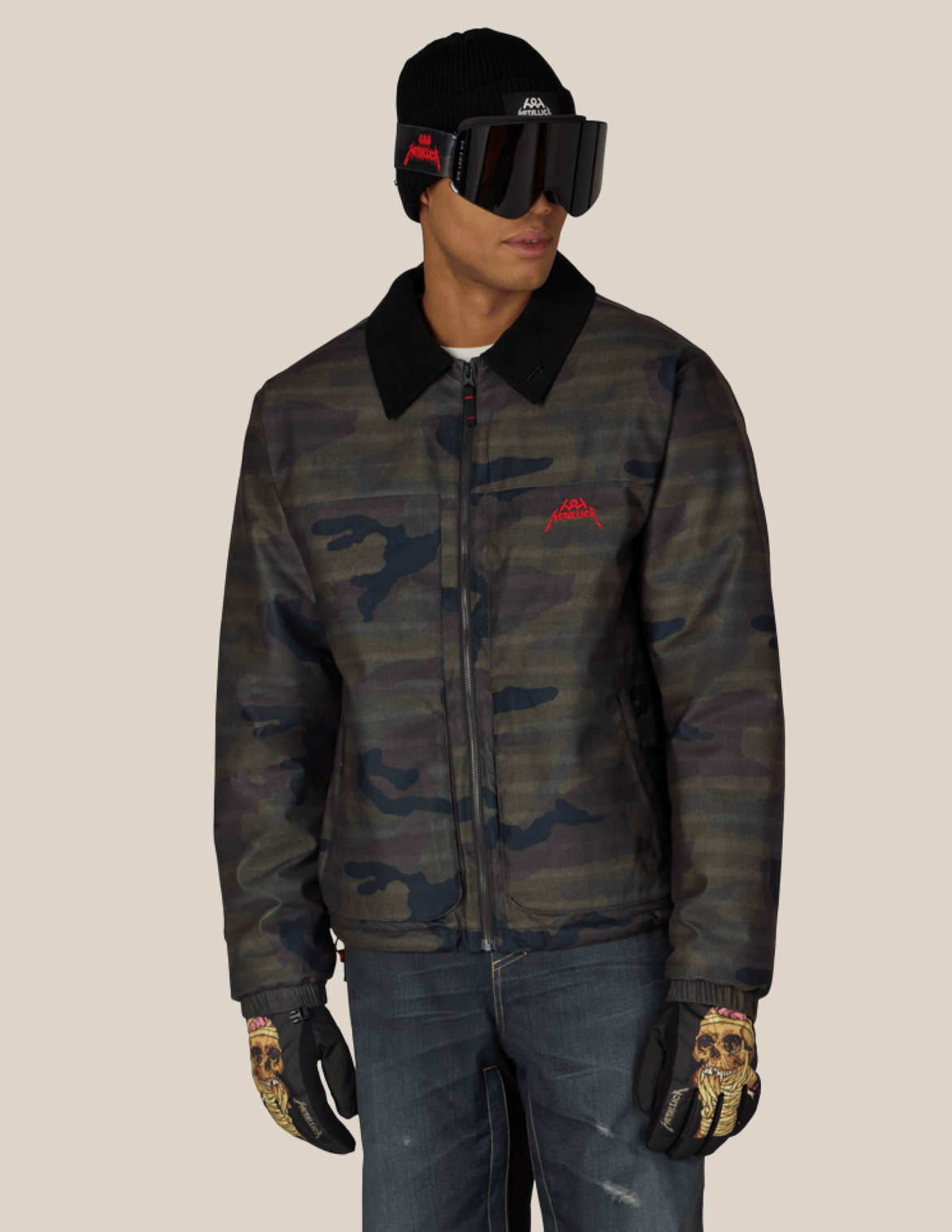 MENS METALLICA CAIM JACKET - METALLICA CAMO