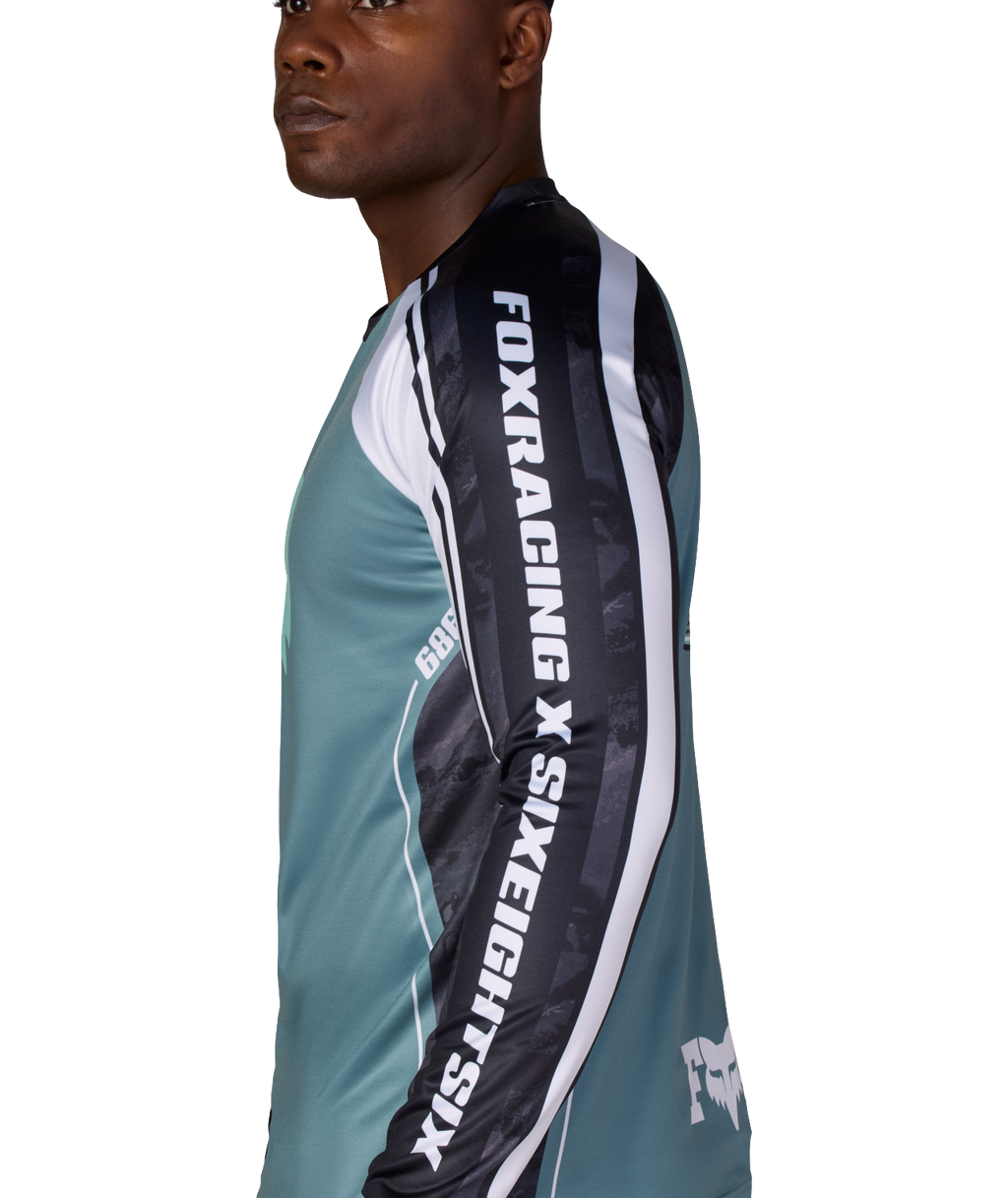 MENS FOX RACING BASE LAYER LS - FOX PALE FIRN