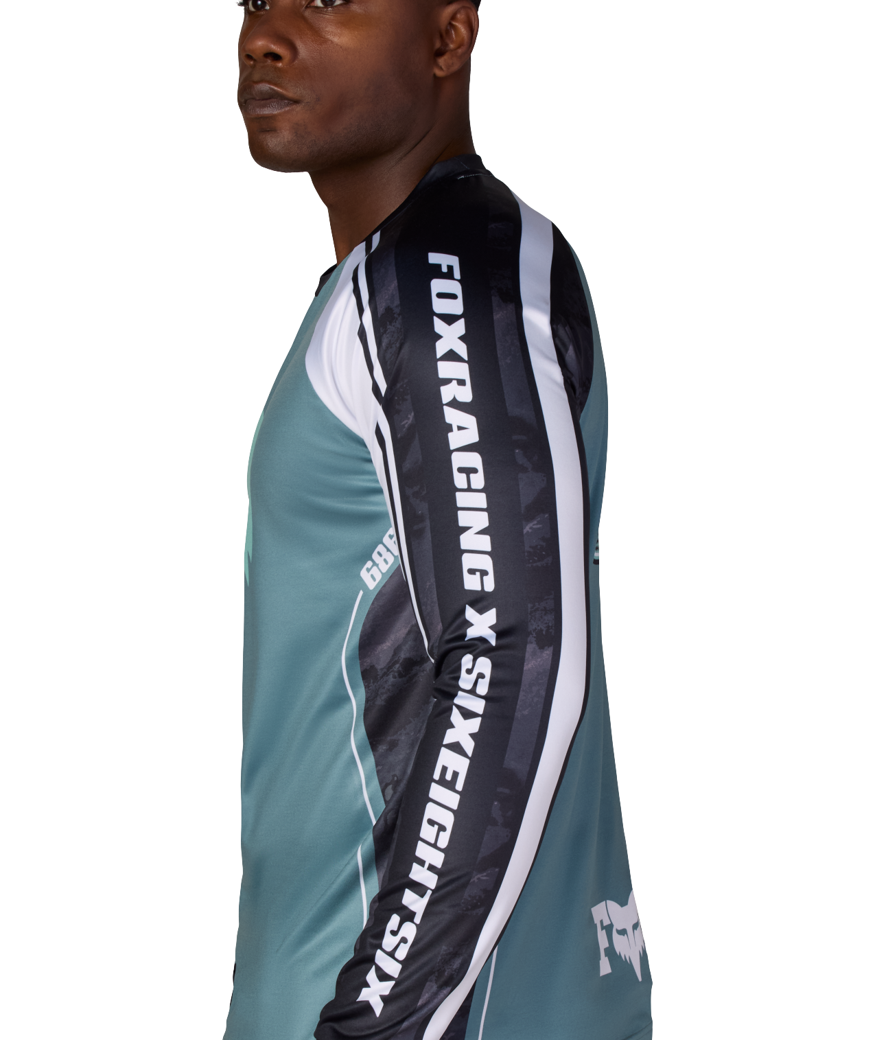 MENS FOX RACING BASE LAYER LS - FOX PALE FIRN