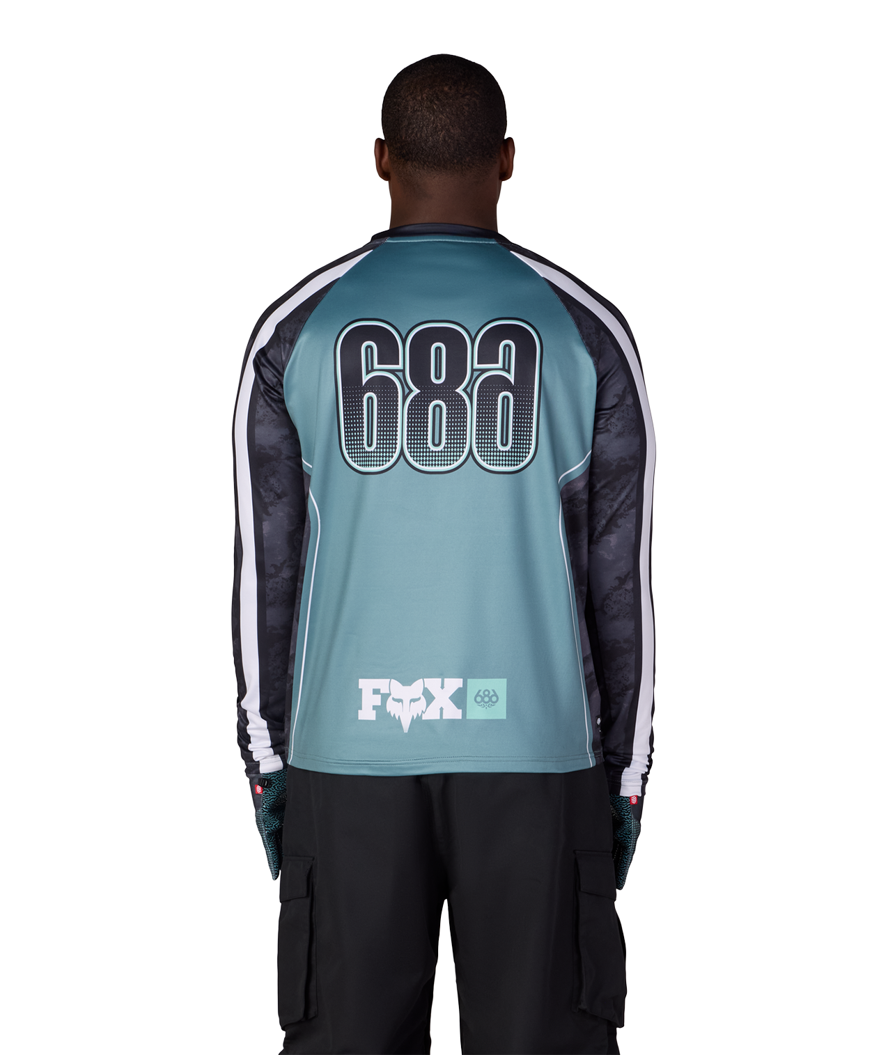 MENS FOX RACING BASE LAYER LS - FOX PALE FIRN