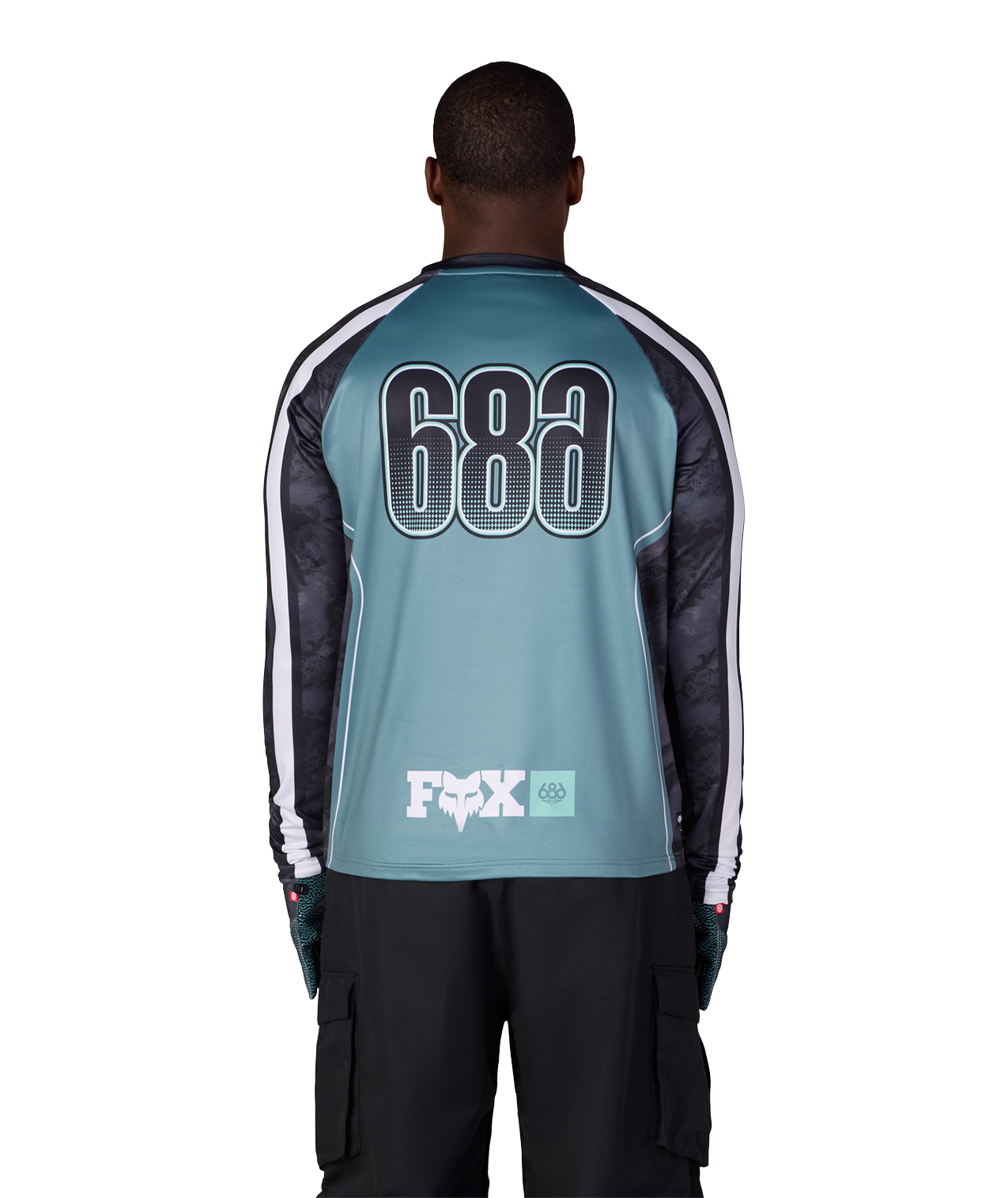 MENS FOX RACING BASE LAYER LS - FOX PALE FIRN