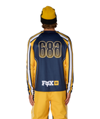 MENS FOX RACING BASE LAYER LS - FOX YELLOW COLORBLOCK