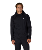 MENS MISSION GRID™ RAGLAN HOODY - BLACK