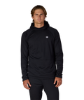 MENS MISSION GRID™ RAGLAN HOODY - BLACK