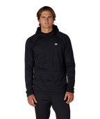 MENS MISSION GRID™ RAGLAN HOODY - BLACK