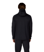 MENS MISSION GRID™ RAGLAN HOODY - BLACK