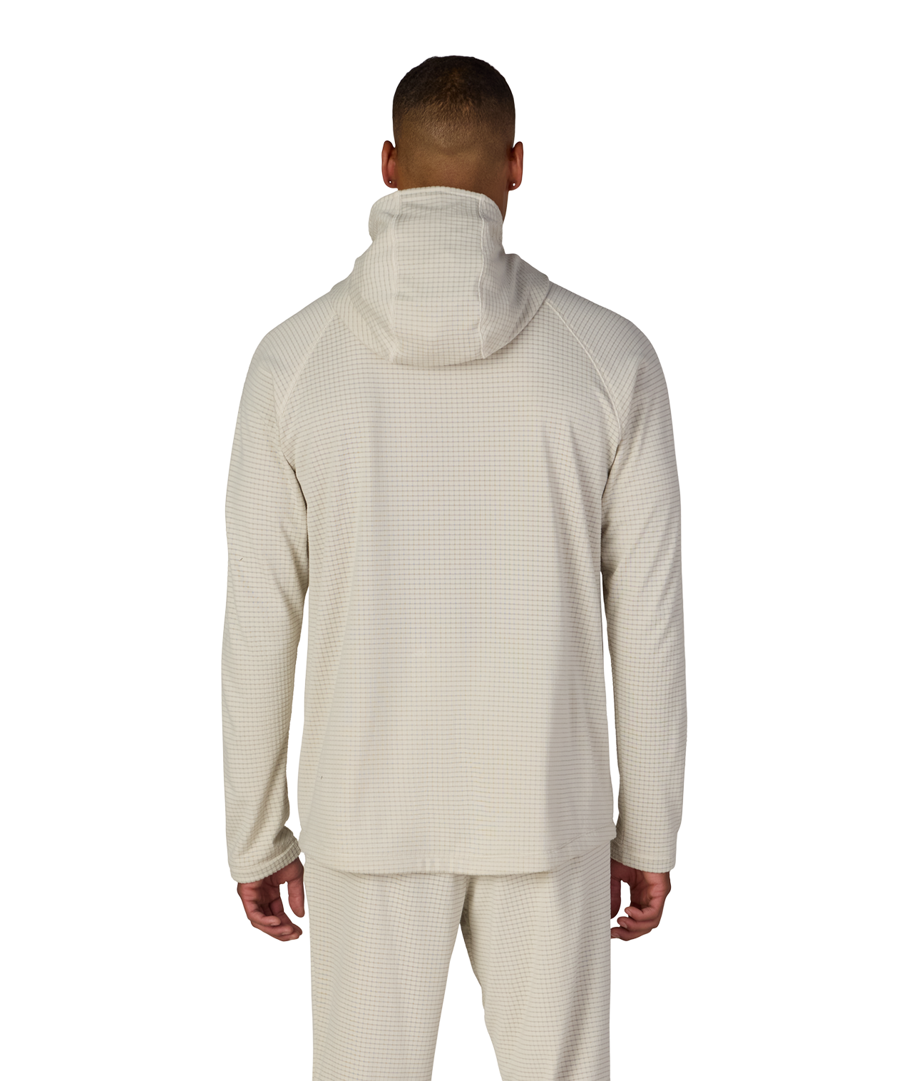 MENS MISSION GRID™ RAGLAN HOODY - LIMESTONE