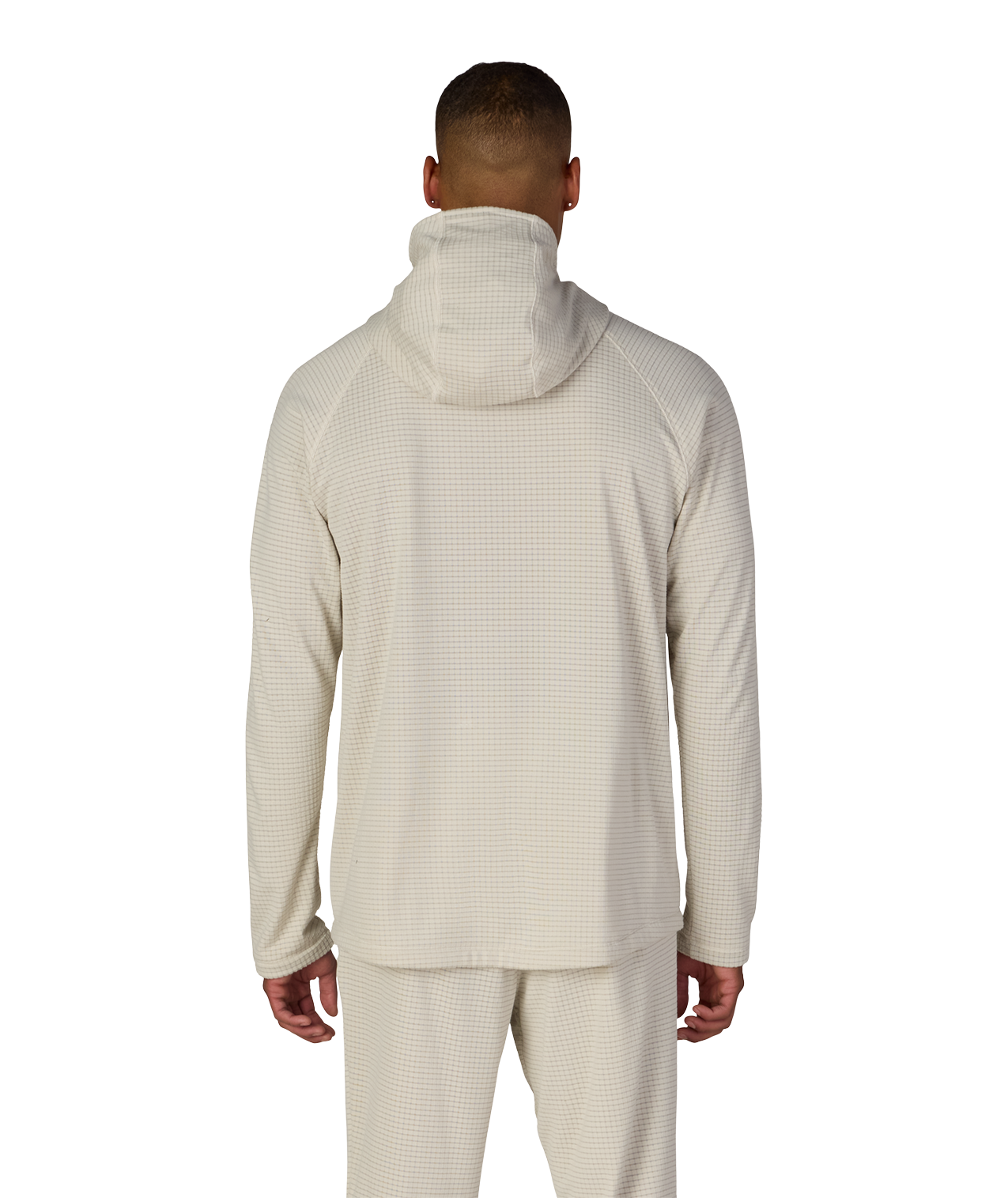 MENS MISSION GRID™ RAGLAN HOODY - LIMESTONE