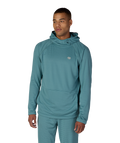 MENS MISSION GRID™ RAGLAN HOODY - PALE FIRN