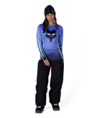WOMENS FOX RACING BASE LAYER LS - FOX ALPENGLOW BLUE