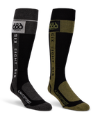 MENS MERINO FLOW SOCK - 2PK - ASSORTED