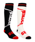 MENS METALLICA SOCKS - 2PK - ASSORTED