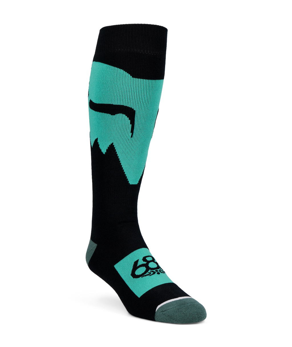 MENS FOX RACING SOCKS - 2PK - FOX PALE FIRN