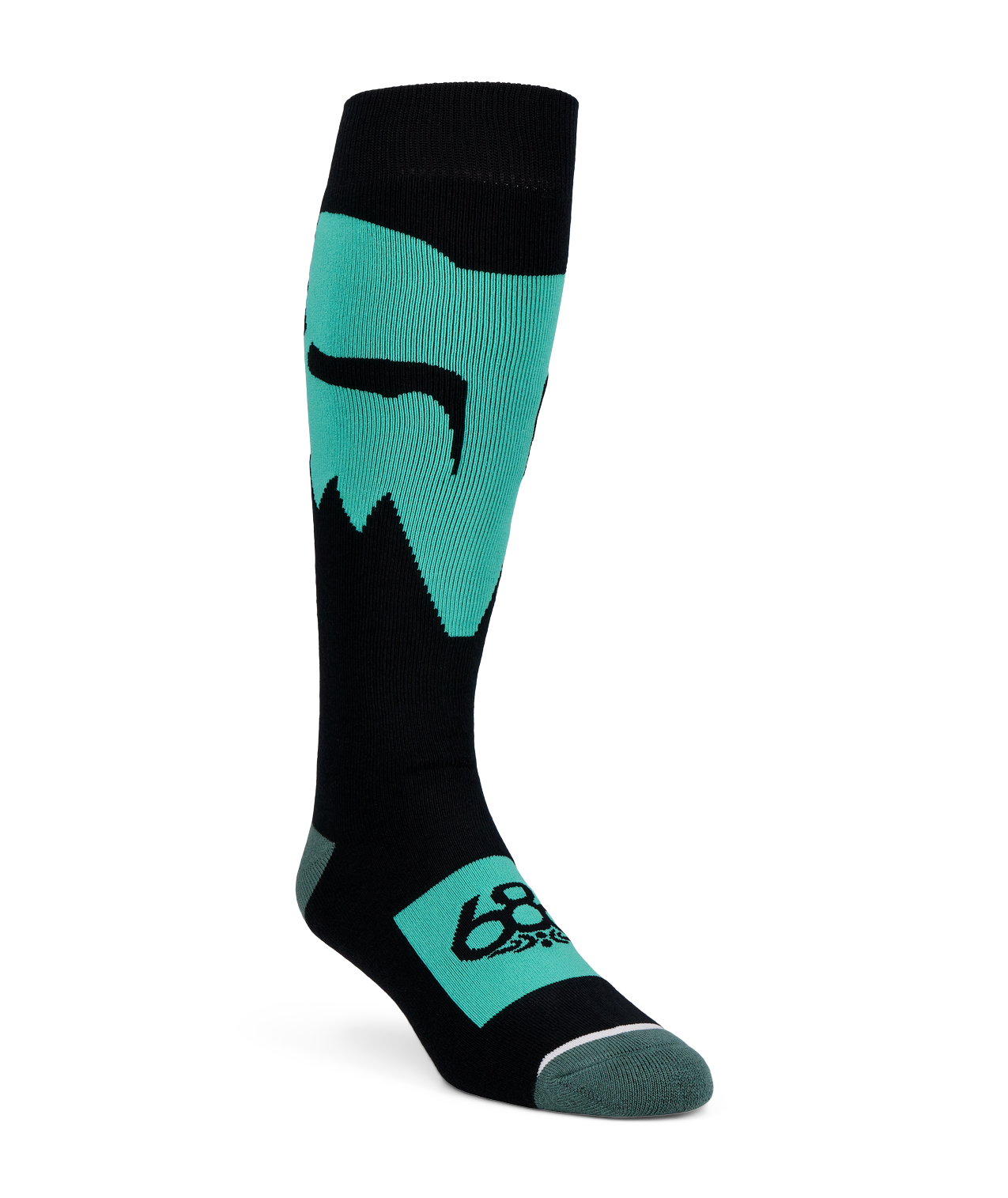 MENS FOX RACING SOCKS - 2PK - FOX PALE FIRN
