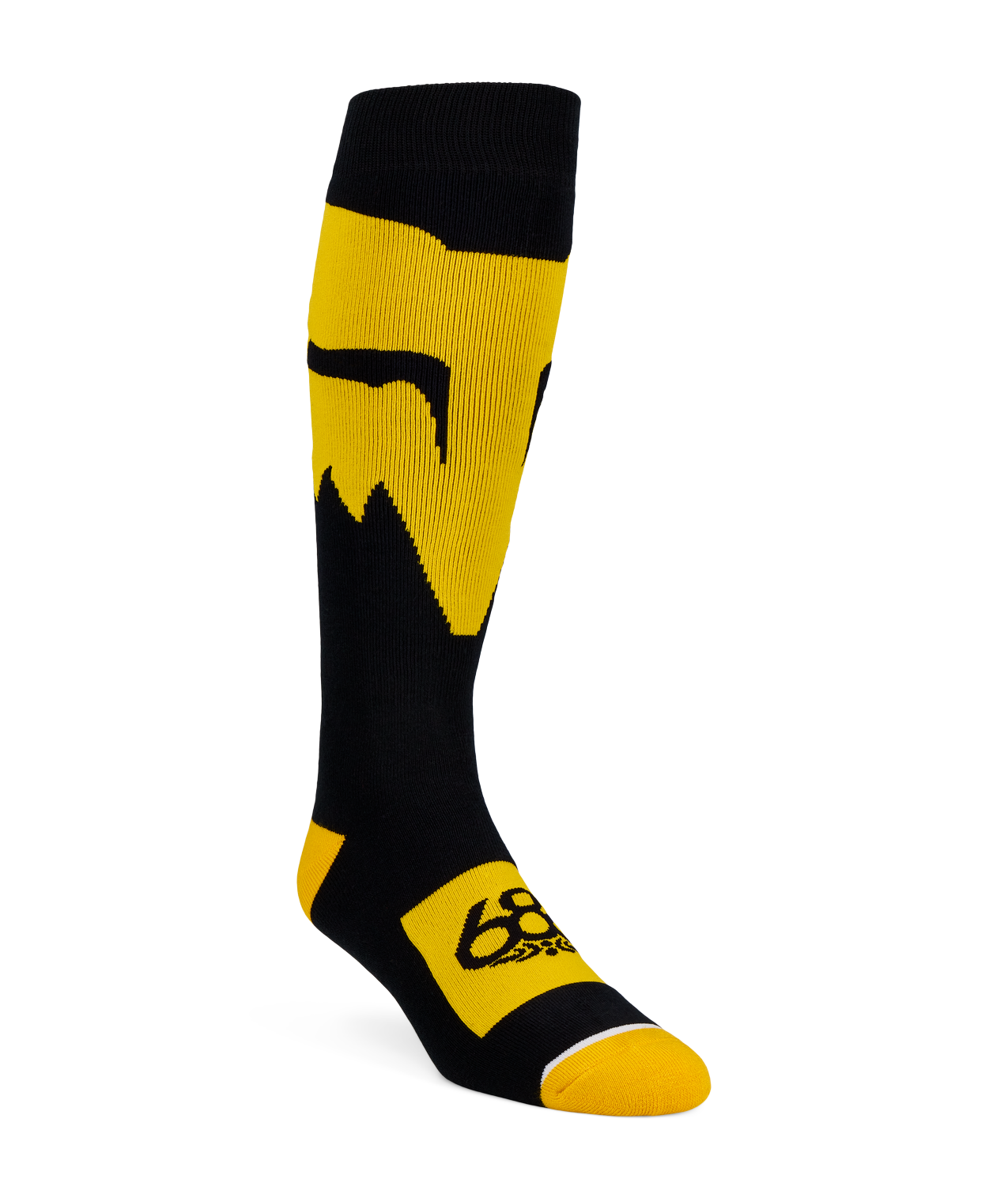 MENS FOX RACING SOCKS - 2PK - FOX YELLOW