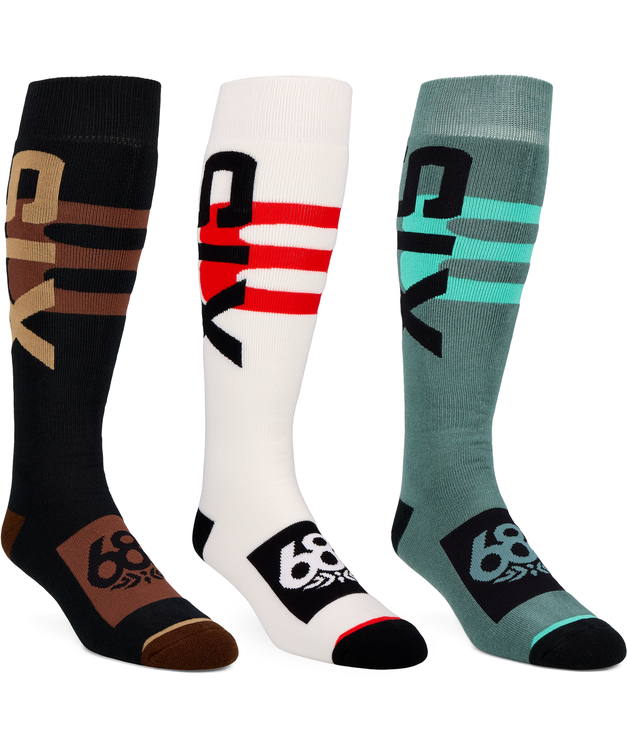 MENS SWISS SOCKS - 3PK - ASSORTED