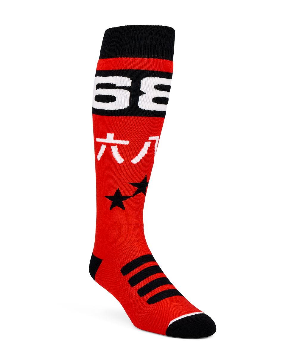 MEN’S KANJI SOCKS - 3PK - ASSORTED
