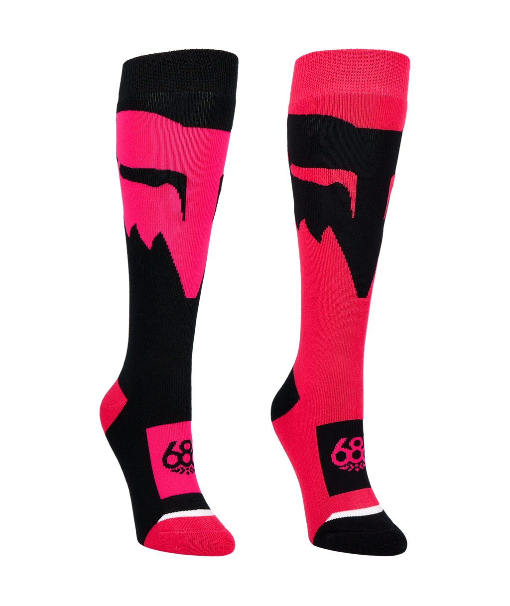WOMENS FOX RACING SOCKS - 2PK - ASSORTED