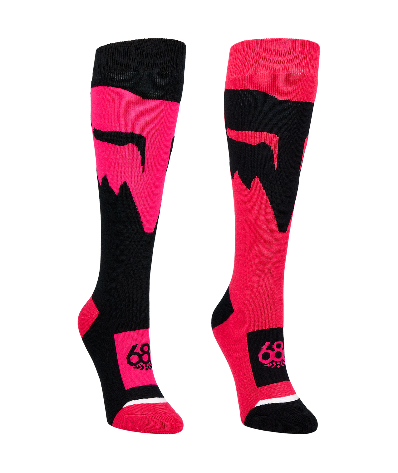 WOMENS FOX RACING SOCKS - 2PK - ASSORTED