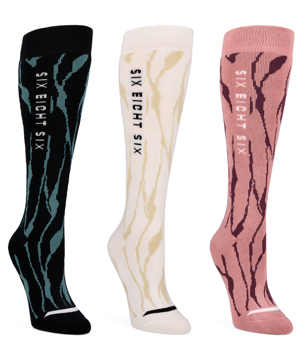 WOMENS CEPA SOCKS - 3PK - ASSORTED