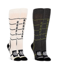 WOMEN’S CONTOUR MERINO SOCK - 2PK - ASSORTED