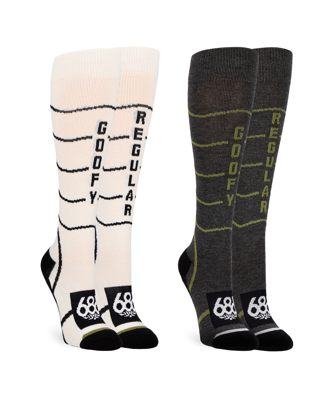 WOMEN’S CONTOUR MERINO SOCK - 2PK - ASSORTED