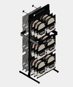 GOGGLE COMPLETE RACK - BLACK