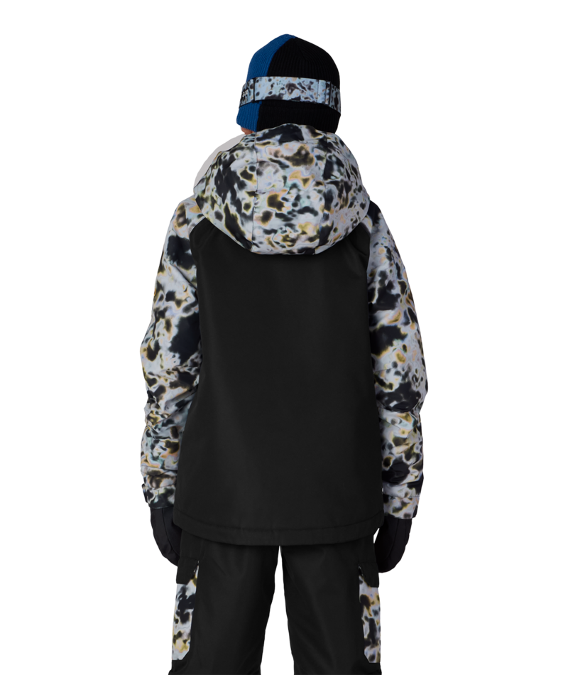 BOYS GEO™ INSULATED JACKET - GREY TUNDRA COLORBLOCK