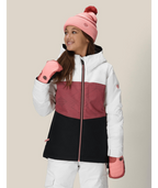 GIRLS ATHENA™ INSULATED JACKET - ROSEWOOD COLORBLOCK
