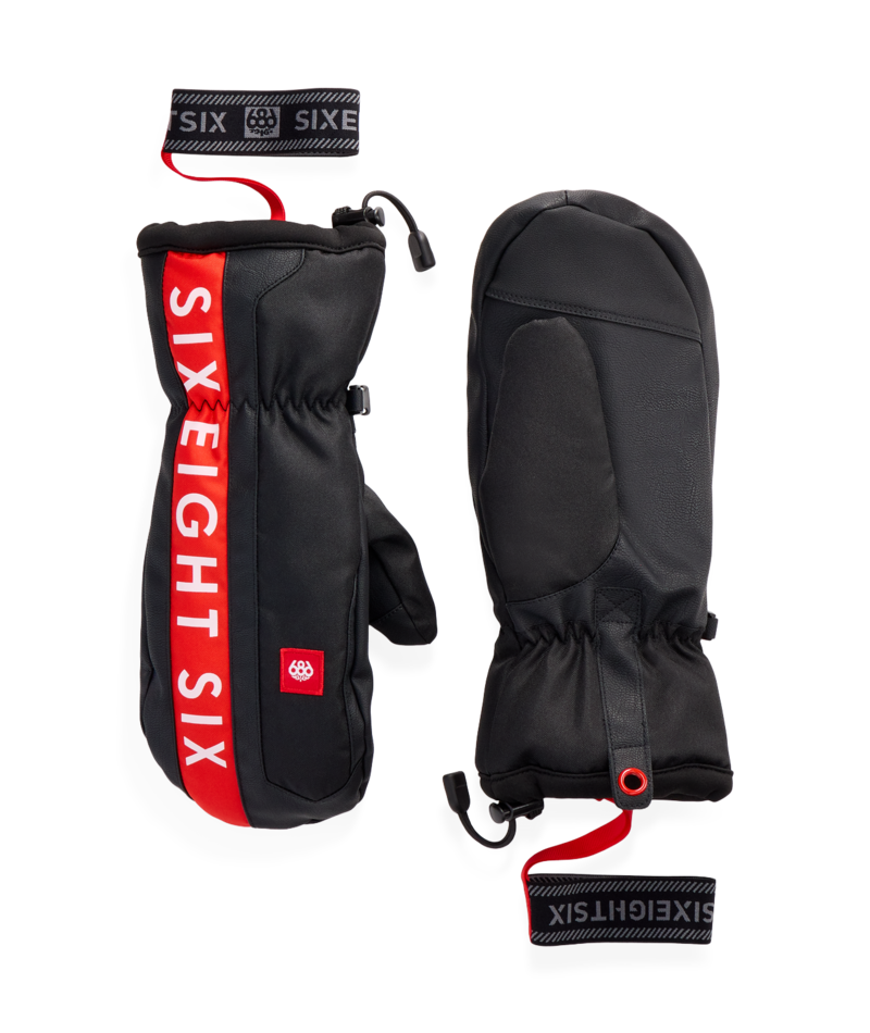 MENS TEAM MERINO MITT - BLACK