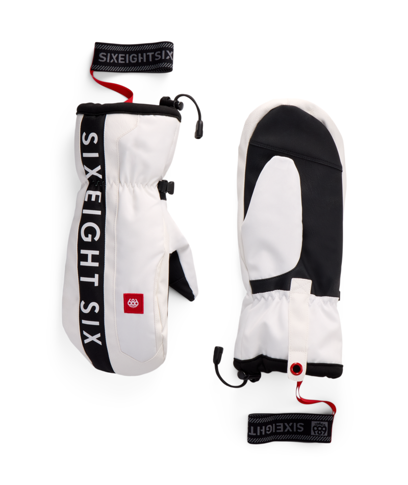 MENS TEAM MERINO MITT - WHITE