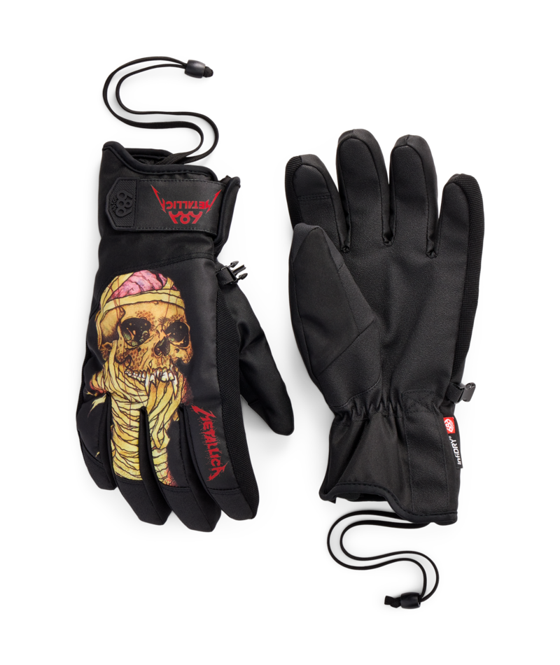 MENS PRIMER GLOVE - METALLICA BLACK