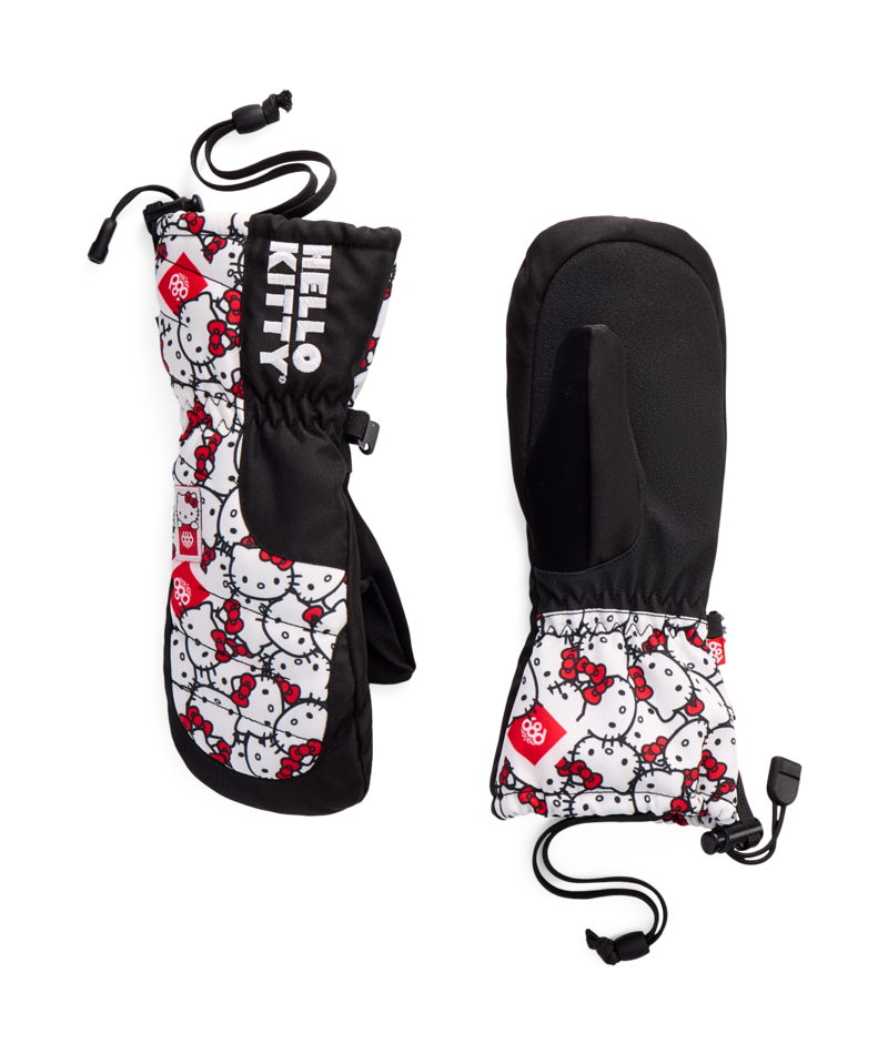Youth Unisex Heat Insulated Mitt - HELLO KITTY WHITE