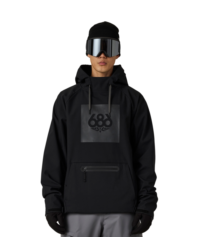 Men's Waterproof Hoody - BLACK