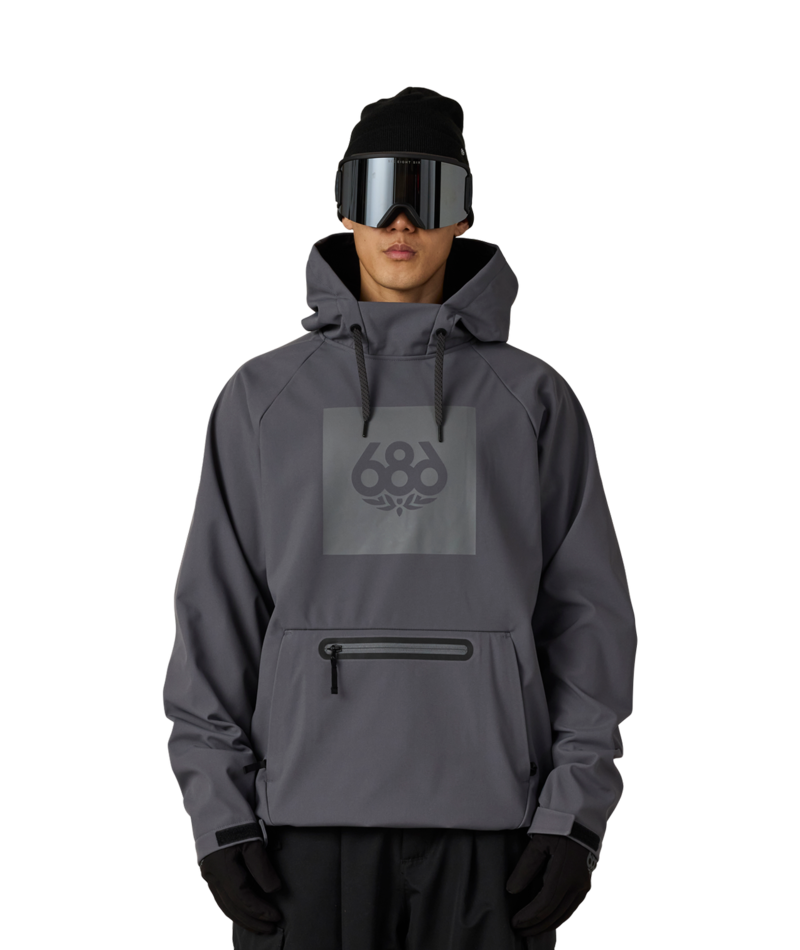 Men's Waterproof Hoody - RHINO GREY